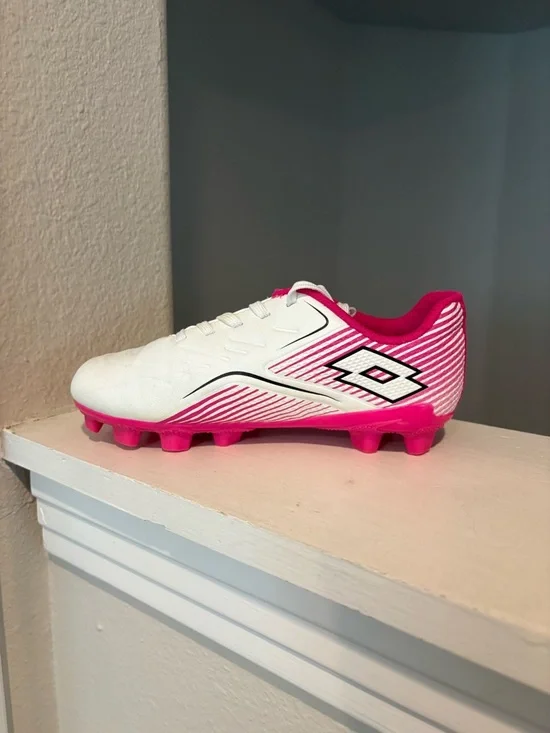 Lotto Kids Girls Roma 700 Soccer Cleats Toddler US 13K Pink White - Picture 3 of 11